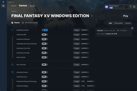 ff15 windows edition trainer|FINAL FANTASY XV WINDOWS EDITION Cheats.